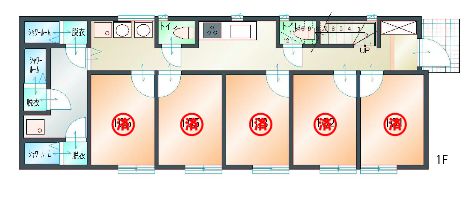 図：1階の間取り図