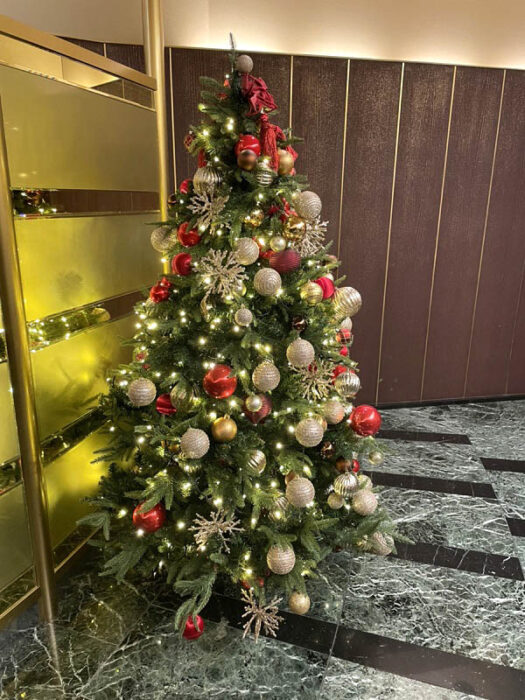 江戸川区で注文住宅を建てる工務店ニットー住宅のスタッフの撮ったクリスマスツリー