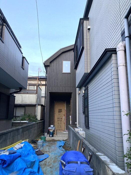 江戸川区で自然素材を使用した注文住宅を建てる工務店ニットー住宅の建築現場