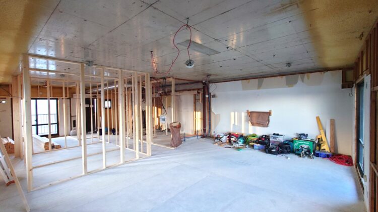 江戸川区で自然素材の注文住宅を建てるニットー住宅　下地造作