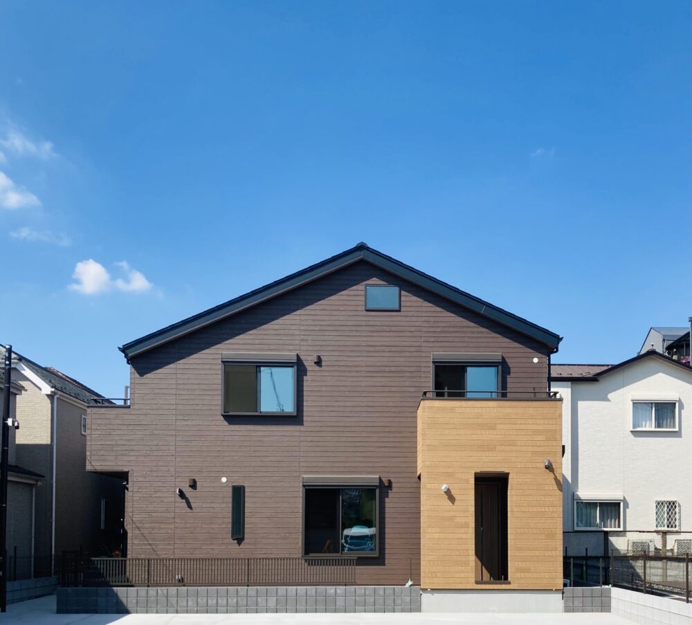 江戸川区で自然素材の注文住宅を建てるニットー住宅　外観