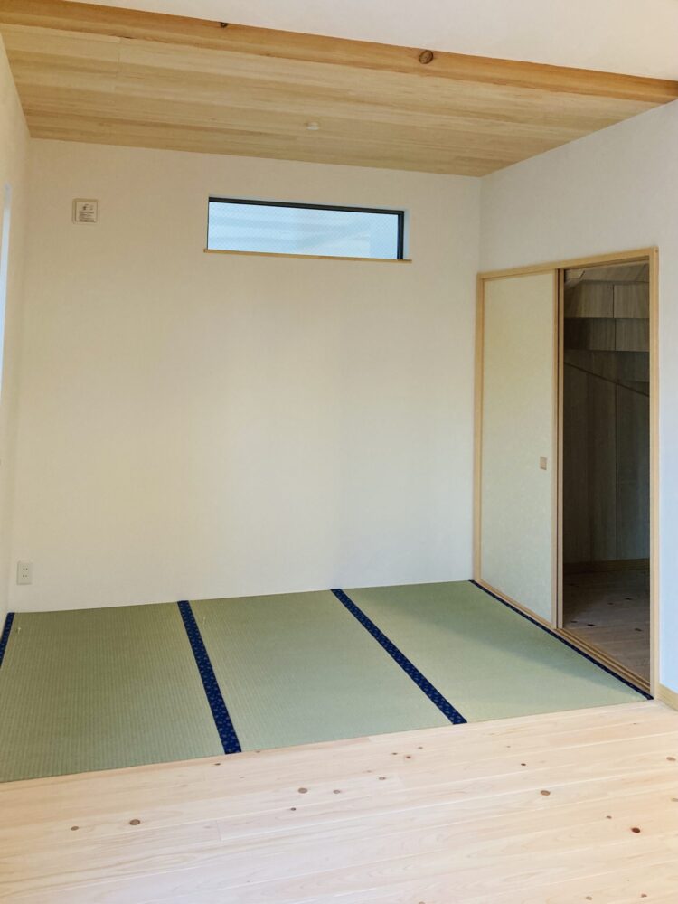 江戸川区で自然素材の注文住宅を建てるニットー住宅　畳スペース
